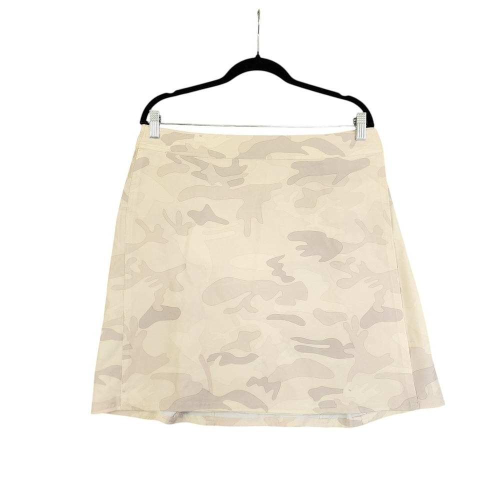 RipSkirt Hawaii Womens Tan Camo Wrap Skirt Size Large Quick Dry Adjustable Waist